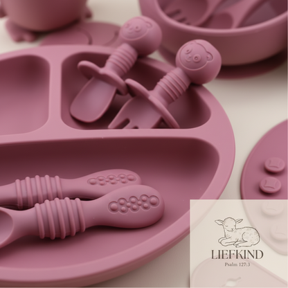 First Bites Silicone Feeding Set
