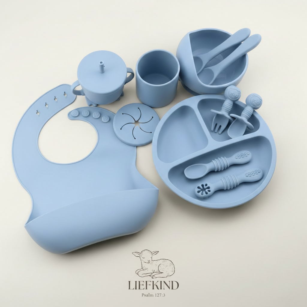 First Bites Silicone Feeding Set