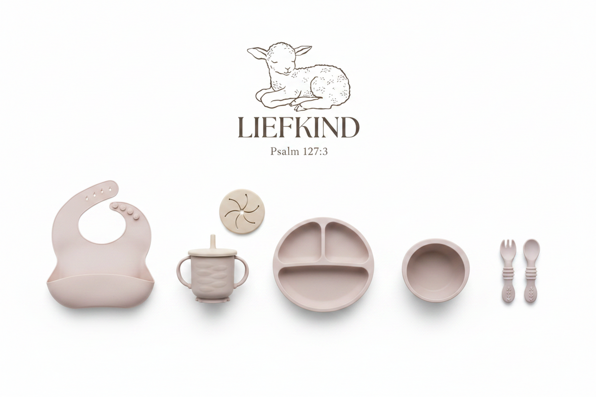 First Bites Silicone Feeding Set