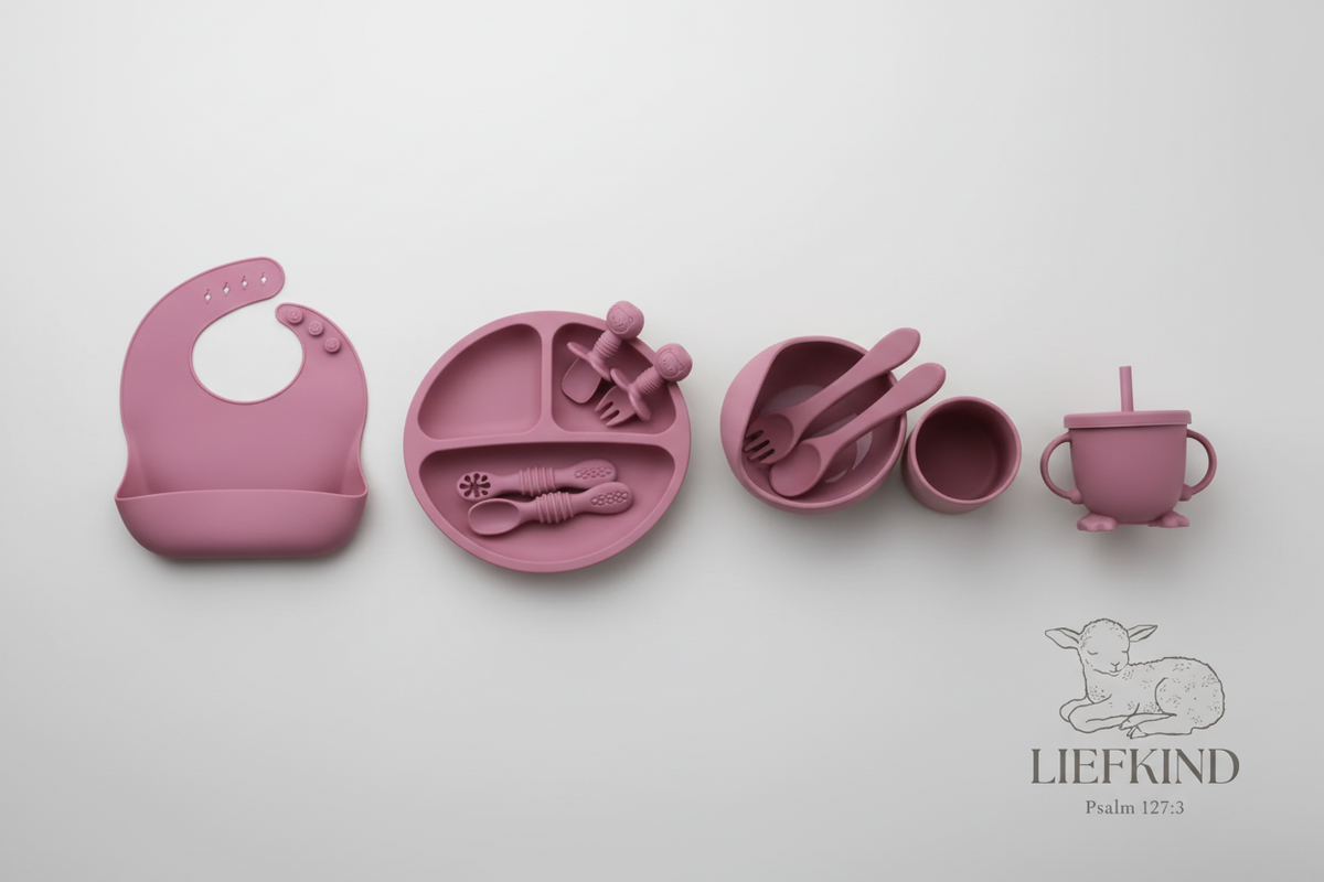 First Bites Silicone Feeding Set