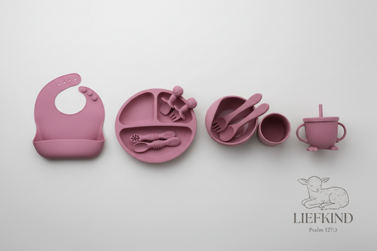 First Bites Silicone Feeding Set